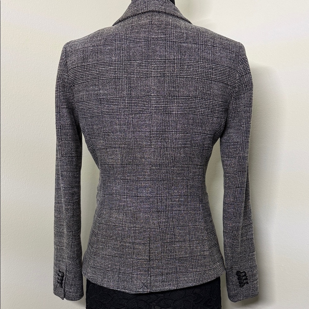 H&M Classic Black and Gray Blazer - Picture 4 of 11